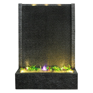 Fuente de agua de pie estilo europeo con luces LED para decoración interior y exterior, ideal para sala de estar y paisajismo. - Product Image 4