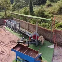 JinXiu Automatische Doppelwalzen-Holzentschichtungsmaschine Elektrische Holzschälmaschine mit Einstellbarer Geschwindigkeit Einfache Bedienung für die Forstwirtschaft
