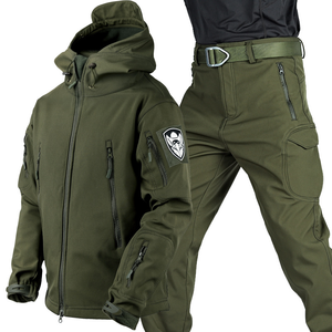Traje de Camuflaje FG Color Ruinas, Cortavientos Impermeable, Aislamiento Térmico para Invierno, Uniformes Cálidos, Chaqueta y Pantalones Softshell - Product Image 2