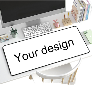 Custom Design XXL Desk <strong>Mouse</strong> <strong>Pad</strong> Your Own Artwork Logo Print Non Slip Rubber Base Stitched Edge For Office Gaming OEM Wholesale - Product Image 1