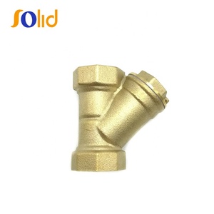 1/2 ''-4'' Y Van Lọc Đồng Thau Rèn BSP Nữ Kết Nối Chủ Đề Y Lọc - Product Image 3