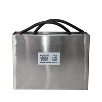 Condensateurs de puissance à impulsions PULOM MKMJ 4*45uF 10kV DC/haute tension pour localisateur de défaut de câble et machine d'essai haute tension