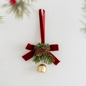 Decoración navideña de lujo, cascabeles de Metal con lazo, adorno colgante, decoración de pared navideña, colgante de árbol - Product Image 5