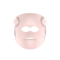 Masque facial LED 7 couleurs Collagen Light 1072nm, appareil de thérapie LED en silicone pour le visage
