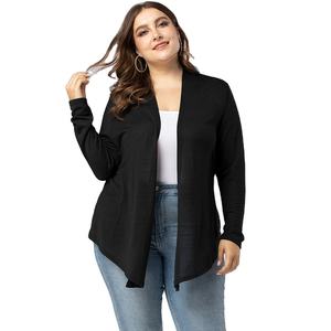 Maglione OEM Plus Size <span class=keywords><strong>Cardigan</strong></span> frontale lavorato a maglia <span class=keywords><strong>Oversize</strong></span> Casual da donna con tasche maglione <span class=keywords><strong>Cardigan</strong></span> donna <span class=keywords><strong>nero</strong></span> manica lunga primavera - Product Image 1