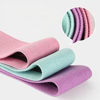 Ensemble de bandes de résistance pour les hanches en tissu tricoté antidérapant pour femmes, pour les squats, les fessiers, la musculation, le yoga, la gym, épaissies, vente en gros