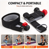Ceinture de musculation rembourrée confortable pour tractions et dips, ceinture de musculation compacte et portable pour entraînement à domicile