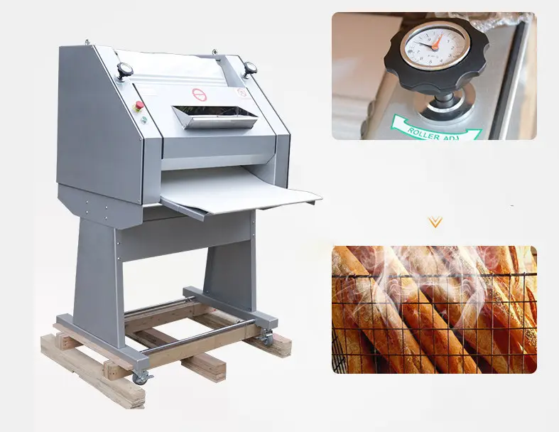 2022 전기 Crusty 프랑스 바게트 몰더 빵 만드는 기계 바게트 빵 Moulder 메이커 기계