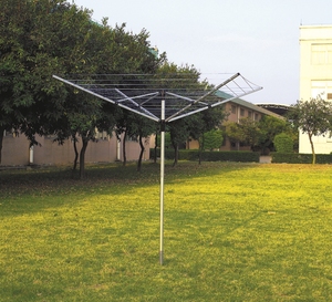 Usine fournissant un séchoir rotatif 50M 4 bras en aluminium pliable pour vêtements d'extérieur séchoir à <span class=keywords><strong>linge</strong></span> - Product Image 6