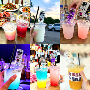 Bouteille PET jetable de 50 ml, mini-gobelet portable pour vodka ou café, idéal pour les fêtes, les bars et les détaillants. - Product Image 2