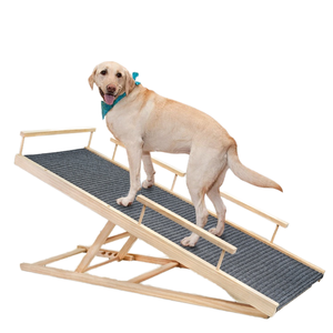 Rampa Plegable de Madera Personalizada <span class=keywords><strong>para</strong></span> <span class=keywords><strong>Perros</strong></span>, Rampa Portátil <span class=keywords><strong>para</strong></span> Mascotas, Escalones <span class=keywords><strong>para</strong></span> Cachorros, Rampa Ajustable <span class=keywords><strong>para</strong></span> <span class=keywords><strong>Perros</strong></span> en el Auto - Product Image 4