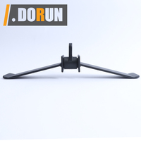 Barre de traction en V robuste avec crochet pivotant, système de poulie en acier, barre de traction latérale extensible pour machine à câbles