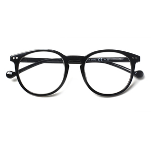 Lunettes de lecture personnalisées tendance, confortables et de haute qualité avec charnières à ressort, monture ronde, anti-lumière bleue, pour femmes et hommes - Product Image 2