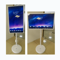 Moniteur tactile capacitif 4K de 32 pouces avec écran rotatif, support au sol, tablette Android, interface USB, nouveau support intelligent
