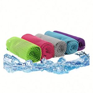 Hot Quick Dry Fitness Yoga Towels Ice <b>Cooling</b> Microfiber Sports Gym Towel Hot Weather Relief Sweat Absorption With Custom Logo - Product Image 1