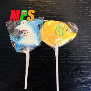 Caja de Regalo para Exhibición al por Mayor, Embalaje Encantador con Forma de Pez Delfín de la <span class=keywords><strong>Serie</strong></span> Océano, Piruleta - Product Image 2