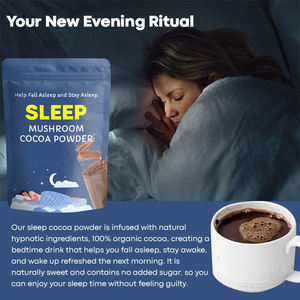 OEM özel etiket uyku mantar kakao tozu sıcak kakao karışımı Reishi l-theanine Melatonin ve chicao uyku desteği ile - Product Image 3