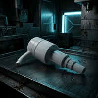 Pompe à lotion en plastique de qualité supérieure, à visser, à long bec, chromée, 28/410, pour voyage, directement de l'usine