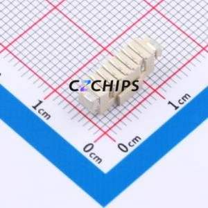 ZX-MX1.25-7PLT Wire-to-Board Pin Header SMD,P=1.25mm Connector 1x7P 1.25mm Vertical Mount PicoBlade (MX 1.25) - Product Image 2