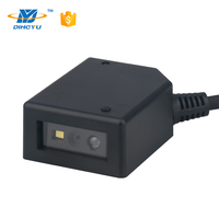 Escáner de Códigos de Barras y Códigos QR 1D/2D Automático DY SCAN con USB/RS232, Sensor CMOS, Lector de Montaje Fijo para PDF417, Velocidad de Escaneo de 25CM/S