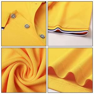 Polo de golf vierge pour sublimation pour hommes, personnalisable avec logo brodé, vente en gros - Product Image 2