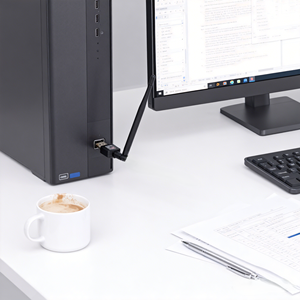 무선 외장 <span class=keywords><strong>USB</strong></span> 와이파이 카드 동글 2.4GHz 미니 어댑터 PC 칼리 리눅스 서버 1200Mbps 전송 속도 5G 주파수 LAN - Product Image 4