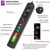 Analyseur de CO2 portable en aluminium noir multi-usages, détecteur multi-gaz, réponse en 2 secondes, alimenté par piles AAA, garantie de 2 ans