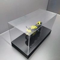 Vitrine de jouet en acrylique transparente personnalisée modèle de moto pour vitrine de cuisine de salon