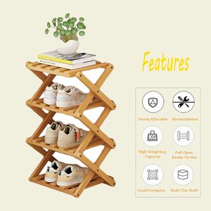 Simple Shoe Rack Shoe Stand Multifunctional <b>Storage</b> Rack Simple Modern Plastic <b>Storage</b> <b>Boxes</b> Space Saver Shoe <b>Storage</b> - Product Image 3
