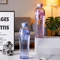Bouteilles d'eau réutilisables Longstar Wholesale PC 260ml/500ml écologiques sans BPA avec couvercle à boire directement, infuseur à thé, anti-fuite, pour les voyages