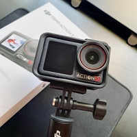 Kamera Aksi DJI Osmo Action 5 Pro Layar Sentuh OLED Ganda Berkecerahan Tinggi 4K/60fps HDR Penyimpanan Internal 47GB Kamera Olahraga