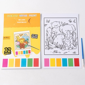 Libro da Colorare con Acqua Profumata Personalizzabile con Pennello, Giocattolo Educativo per la Creazione Artistica dei Bambini - Product Image 3