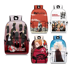 กระเป๋าเป้สะพายหลังนักเรียนลายตัวละครโตเกียวรีเวนเจอร์ส แฟชั่นใหม่ ผ้าโพลีเอสเตอร์ พิมพ์ลายเต็มใบ กันน้ำ มีซิป เหมาะสำหรับทุกเพศ - Product Image 1