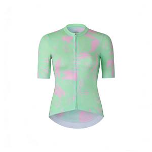 Maillot de Ciclismo con Estampado Degradado, Fresco y Elástico, Resistente al Viento, para Torneos y Entrenamientos, Personalizable - Product Image 3