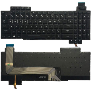 คีย์บอร์ดสำรองแบบมีไฟพื้นหลังสำหรับแล็ปท็อป <span class=keywords><strong>Asus</strong></span> ROG Strix GL503 GL503GE GL503V GL503VD อะไหล่สำหรับโน้ตบุ๊กเกมมิ่ง ขายส่งแบบ OEM - Product Image 3