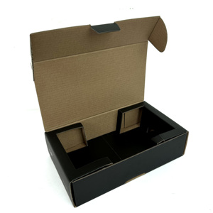 Chất lượng cao màu đen có thể gập lại bao bì các tông Sản xuất tại Trung Quốc cho thiết bị điện tử và hộp giấy - Product Image 3