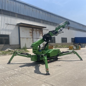 Cần cẩu nhện mini thuỷ lực toàn phần, động cơ xăng/điện, chiều cao nâng 7m, sản xuất trực tiếp từ nhà máy, mới năm 2025 - Product Image 3