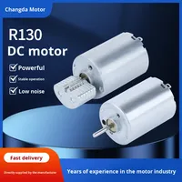 R130 Micro Moteur Instrument de Beauté Perceuse à Ongles et Machine à Tatouer Masseur Vibrant Petit Moteur Brossé CC pour Utilisation de Ventilateur