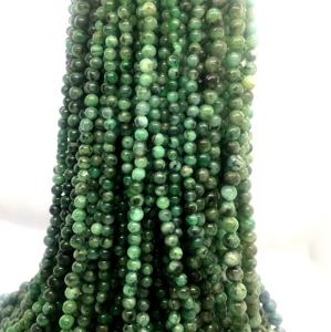 ลูกปัดพลอยสังเคราะห์สีมรกตแบบหลวมทำจากหลายขนาดผ่านการรับรอง - Product Image 5