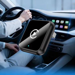 Adaptador Carplay Portátil Negro, Conexión por Cable a Inalámbrica 2 en 1, Puerto USB - Product Image 1