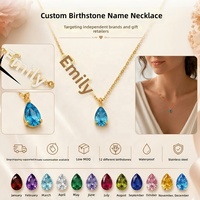 Collier élégant avec pendentif en forme de larme, chaîne en or, bijoux en cristal, accessoires de mode, cadeau pour femmes, design personnalisé