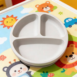 Juego <span class=keywords><strong>de</strong></span> Platos y Tazones <span class=keywords><strong>de</strong></span> Silicona <span class=keywords><strong>de</strong></span> Grado Alimenticio, Libres <span class=keywords><strong>de</strong></span> BPA, con Succión, Personalizados a Precio <span class=keywords><strong>de</strong></span> Fábrica, Aptos <span class=keywords><strong>para</strong></span> Lavavajillas, Juego <span class=keywords><strong>de</strong></span> Alimentación <span class=keywords><strong>para</strong></span> Bebés - Product Image 3