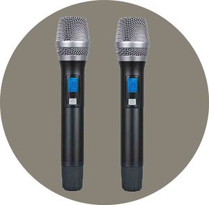 ไมโครโฟนไร้สาย UHF,สุนทรพจน์ร้องเพลงการเคลื่อนไหวของโบสถ์การประชุมไมโครโฟนความหลากหลายที่แท้จริง - Product Image 4