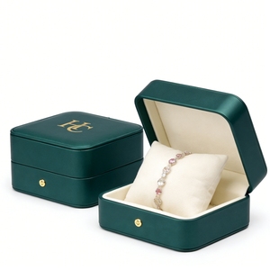 Boîte à Bracelets Tendance en Cuir PU Premium, Présentoir à Bijoux avec Coussin en Velours, Logo Personnalisé, Fournisseur d'Emballages de Bijoux OEM - Product Image 3