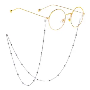 أزياء ديكور لؤلؤ مطرز النظارات سلسلة سلسلة النظارة المعادن الشمس سلسلة النظارة