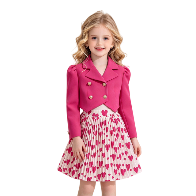 Stylish Girl's Clothing Kids Clothes Sets Baby Girl Clothes Trendy Perfect Clothes for Children Flower Dress
