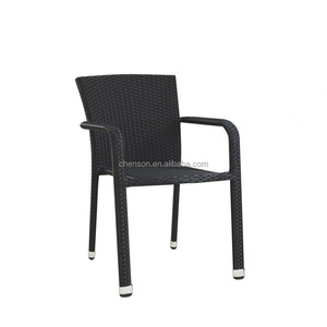 Sillas de ratán para patio de jardín, silla de comedor de mimbre tejida apilable, sillón clásico barato - Product Image 2