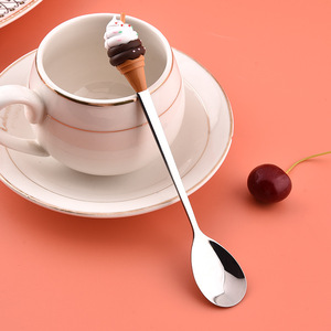 Ensemble de couverts en acier inoxydable pour enfants, <span class=keywords><strong>cuillère</strong></span> <span class=keywords><strong>à</strong></span> dessert, couverts de dessin animé, compatibles lave-vaisselle - Vente chaude - Product Image 2