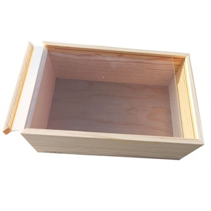 Hộp Gỗ Tùy Chỉnh Có Nắp Nhựa Trong Suốt Hộp Gỗ Thông Hộp Trưng Bày Hộp Gỗ Nhỏ Nắp Đĩa Acrylic - Product Image 1