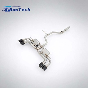Sistema de Escape Catback con Válvulas de Acero Inoxidable FlowTech T304 para VW Golf 7 7.5 MK7 1.4T – Salida Cuádruple de Doble Lado - Product Image 6